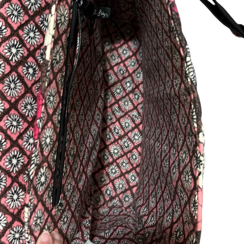 Vera Bradley Quilted Floral Laptop Satchel with Detachable and Adjustable Strap - Picture 7 of 10